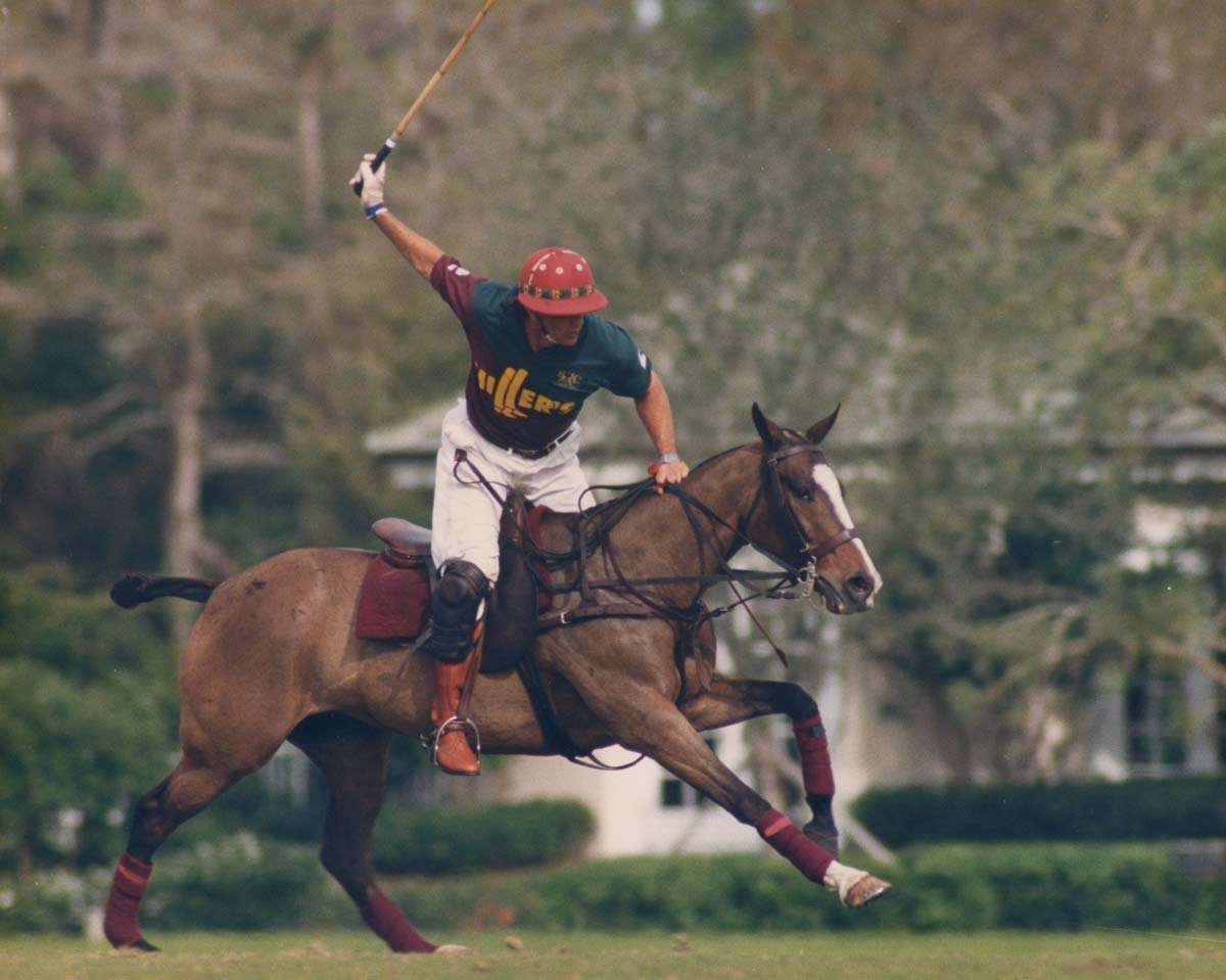 Gary Playing Polo